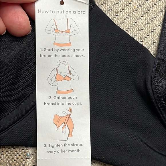 ThirdLove 24/7 Classic contour plunge Black Bra size 30G - Picture 6 of 17